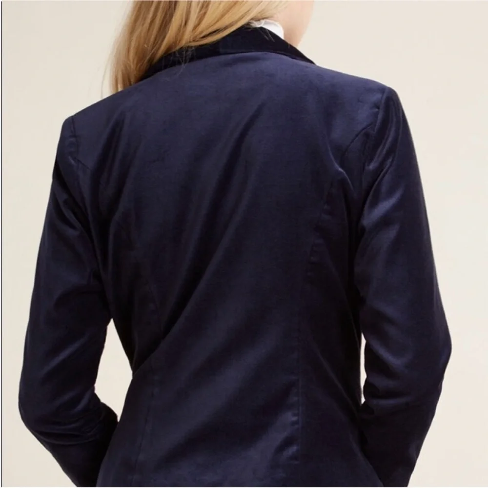 Modcloth Velvet Executive Two Button Blazer Size S NEW - Picture 10 of 10